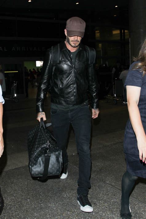 Style God David Beckham Continues to Murder the Airport 